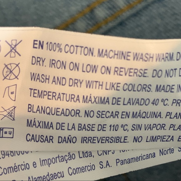 Forever 21 Jean Denim button front skirt NWT - Picture 5 of 6